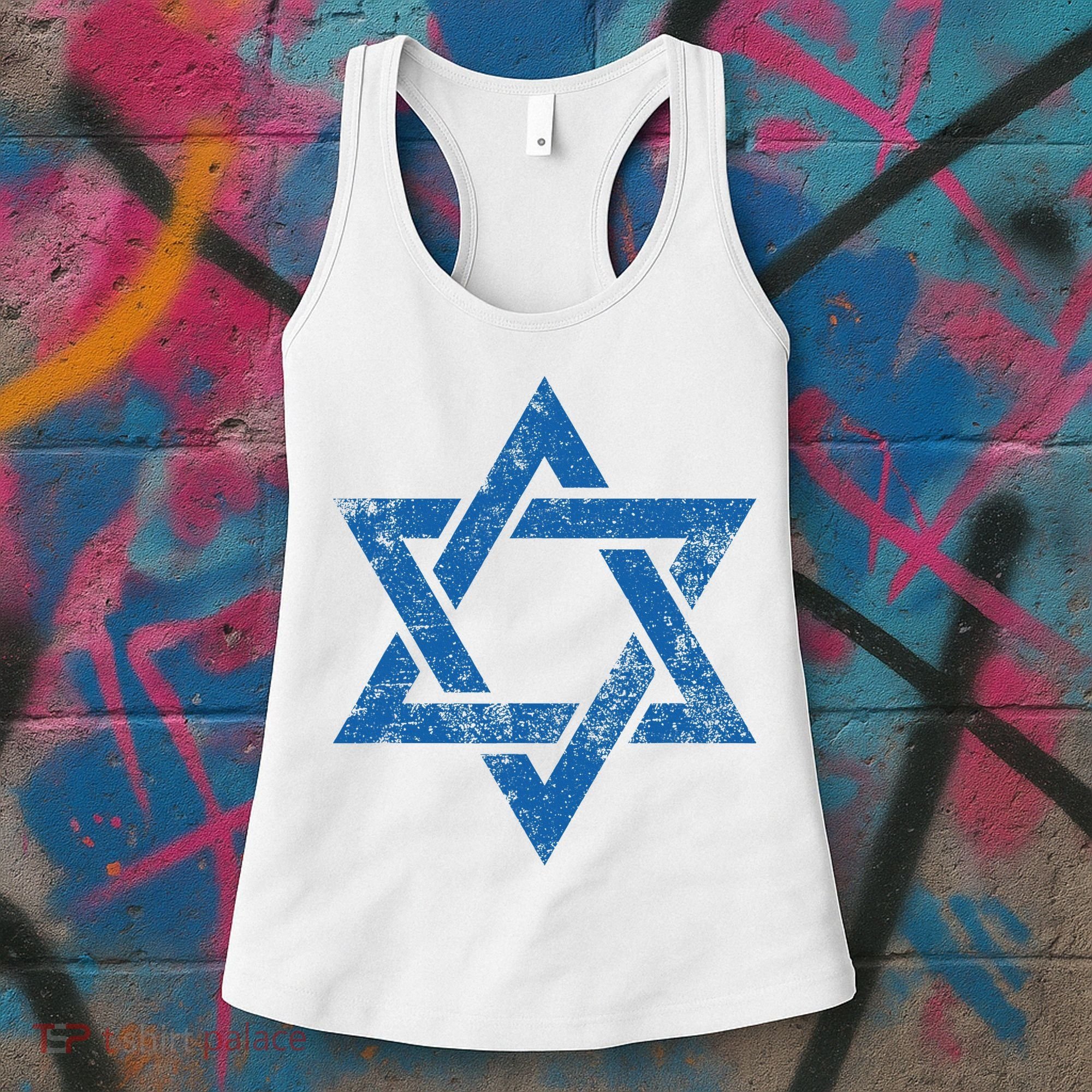 Israel Jewish Symbol Star Of David Women's Tank Top