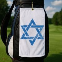 Israel Jewish Symbol Star Of David Golf Towel thumb 2