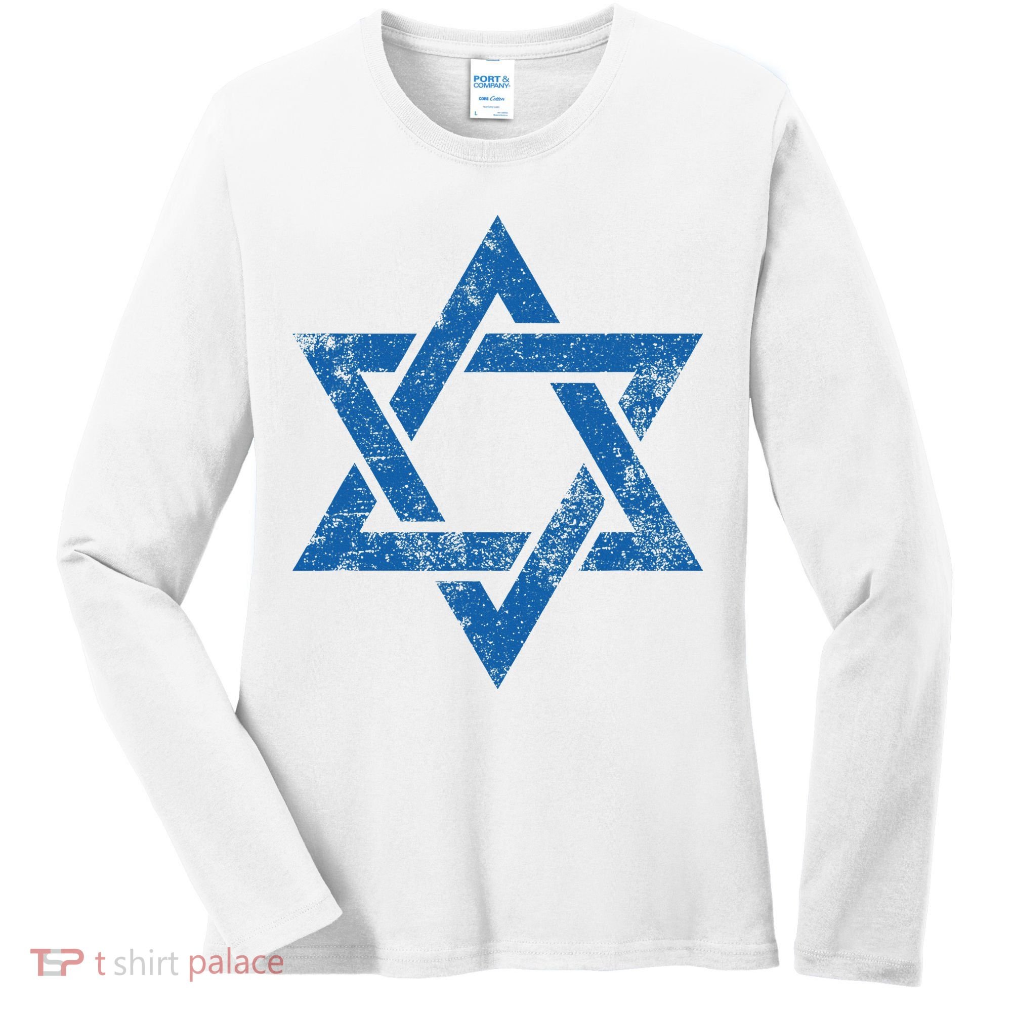 Israel Jewish Symbol Star Of David Women's Long Sleeve Shirt