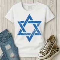 Israel Jewish Symbol Star Of David Women's T-Shirt thumb 3