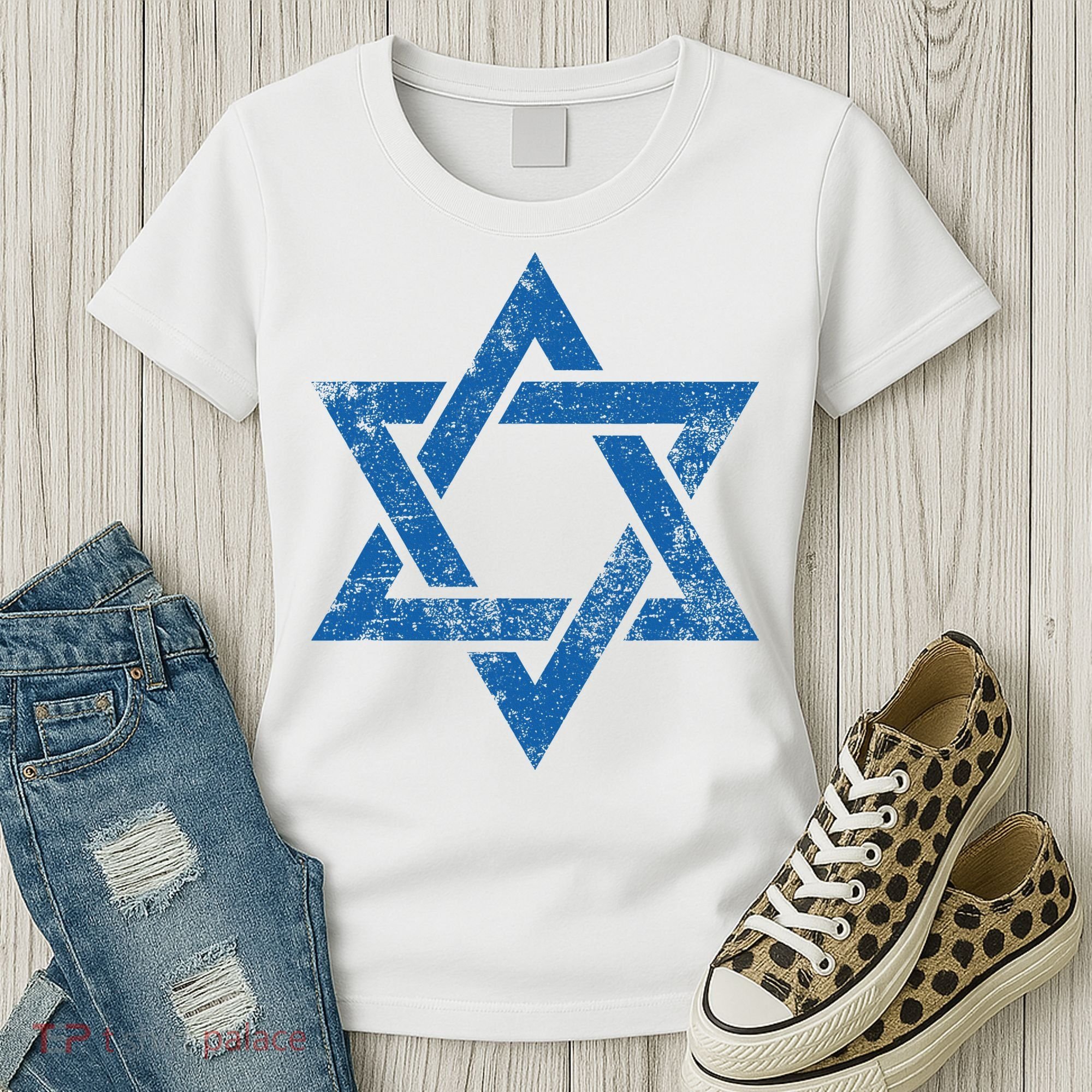 Israel Jewish Symbol Star Of David Women's T-Shirt
