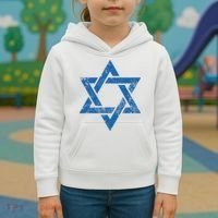 Israel Jewish Symbol Star Of David Kids Hoodie thumb 3