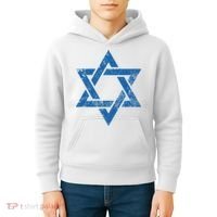 Israel Jewish Symbol Star Of David Kids Hoodie thumb 4