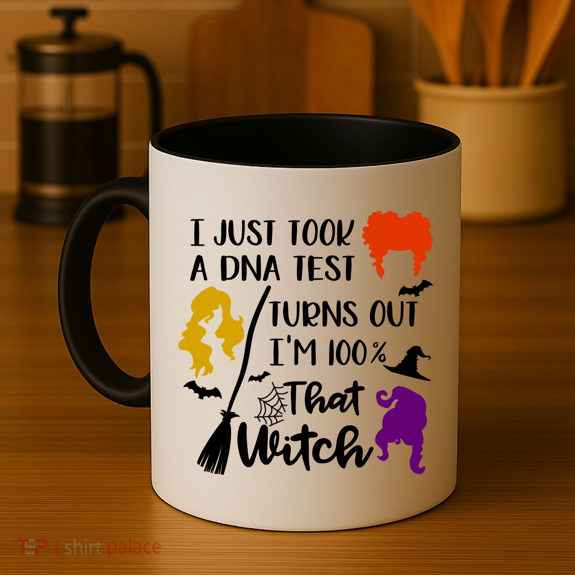 I Just Took A Dna Test Turns Out I'm 100 That Witch Halloween Quote Coffee Mug