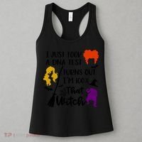I Just Took A Dna Test Turns Out I'm 100 That Witch Halloween Quote Women's Tank Top thumb 3