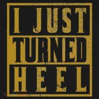 I Just Turned Heel Pro Wrestling Retro Distressed Hoodie thumb 7