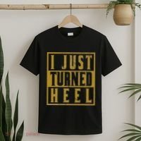 I Just Turned Heel Pro Wrestling Retro Distressed T-Shirt thumb 2