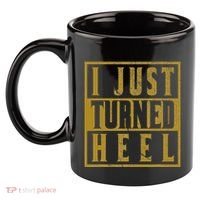 I Just Turned Heel Pro Wrestling Retro Distressed 11oz C Handle Ceramic Mug thumb 2