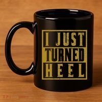 I Just Turned Heel Pro Wrestling Retro Distressed 11oz C Handle Ceramic Mug thumb 4