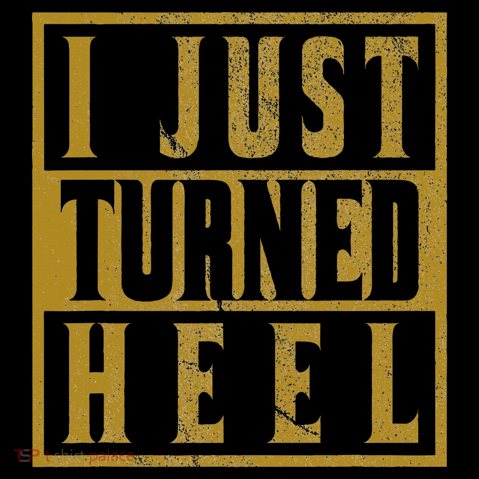 I Just Turned Heel Pro Wrestling Retro Distressed Women's Hoodie