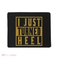 I Just Turned Heel Pro Wrestling Retro Distressed Mousepad thumb 0
