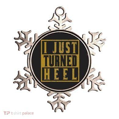 I Just Turned Heel Pro Wrestling Retro Distressed Ornament