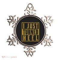 I Just Turned Heel Pro Wrestling Retro Distressed Ornament thumb 0