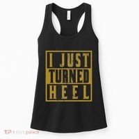 I Just Turned Heel Pro Wrestling Retro Distressed Women's Tank Top thumb 0