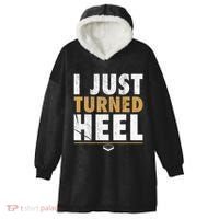 I Just Turned Heel Smark Pro Wrestling Fan Hooded Wearable Blanket thumb 0