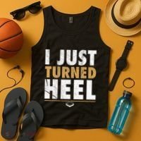I Just Turned Heel Smark Pro Wrestling Fan Tank Top thumb 4