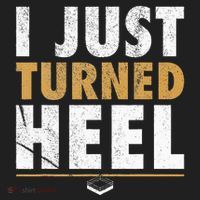 I Just Turned Heel Smark Pro Wrestling Fan Golf Towel thumb 3