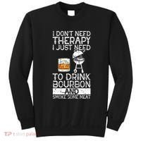 I Just To Drink Bourbon And Smoke Meat Smoker Whiskey Sweatshirt thumb 0