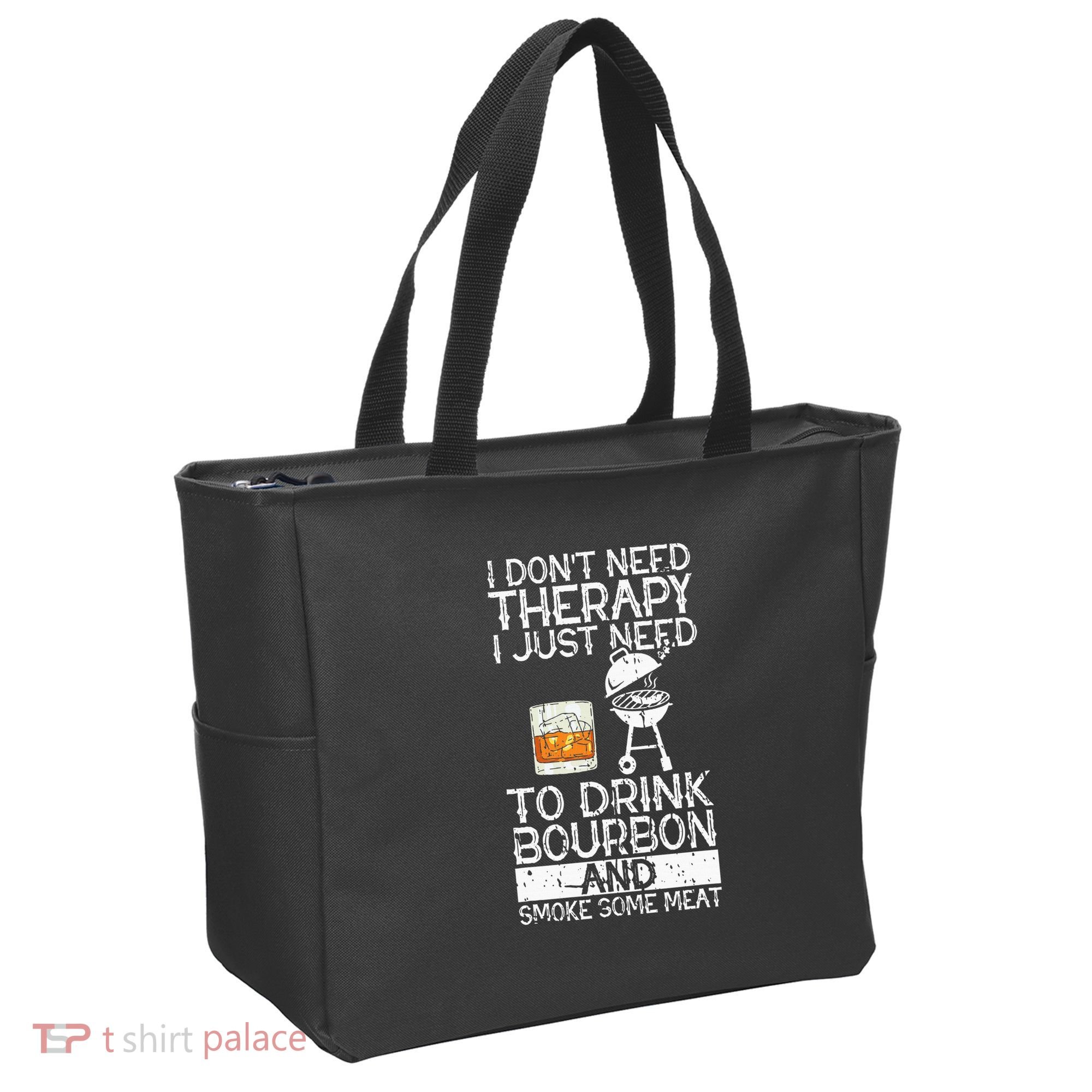 I Just To Drink Bourbon And Smoke Meat Smoker Whiskey Tote Bag