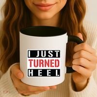 I Just Turned Heel Pro Wrestling Gift Coffee Mug thumb 3