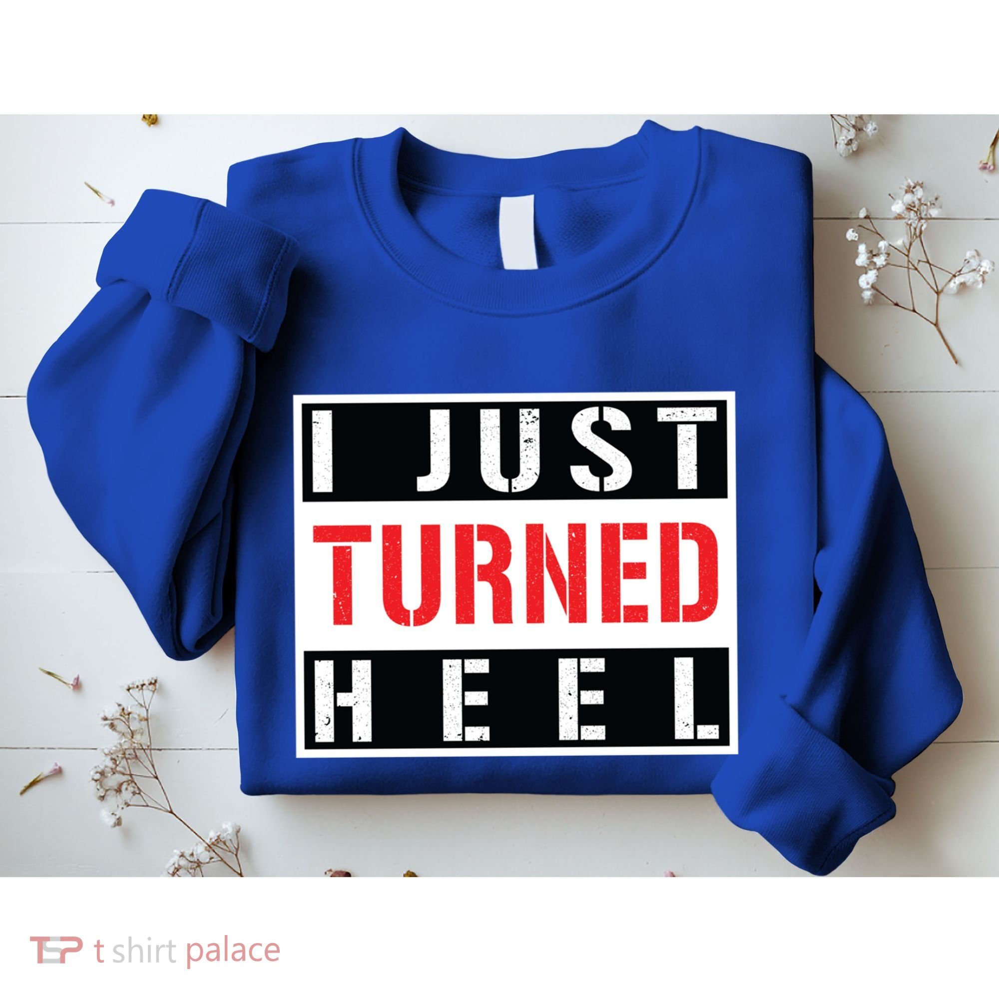 I Just Turned Heel Pro Wrestling Gift Sweatshirt