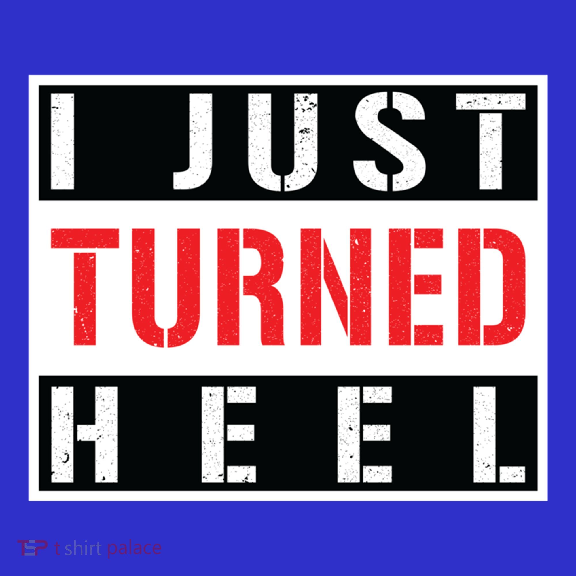 I Just Turned Heel Pro Wrestling Gift Visor