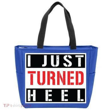 I Just Turned Heel Pro Wrestling Gift Tote Bag
