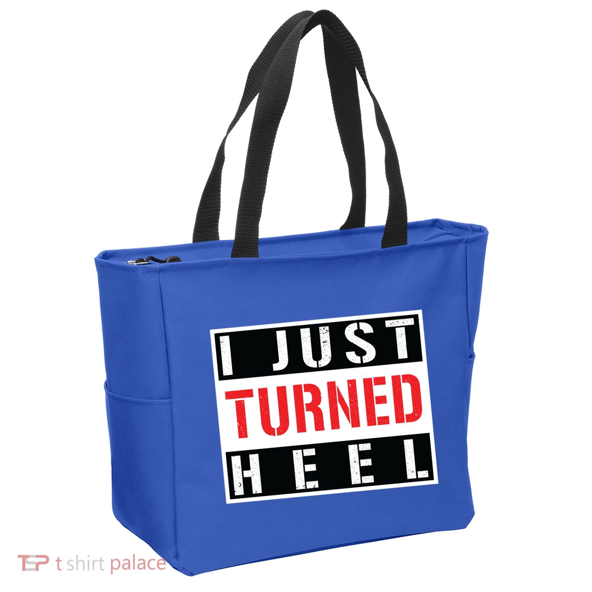 I Just Turned Heel Pro Wrestling Gift Tote Bag