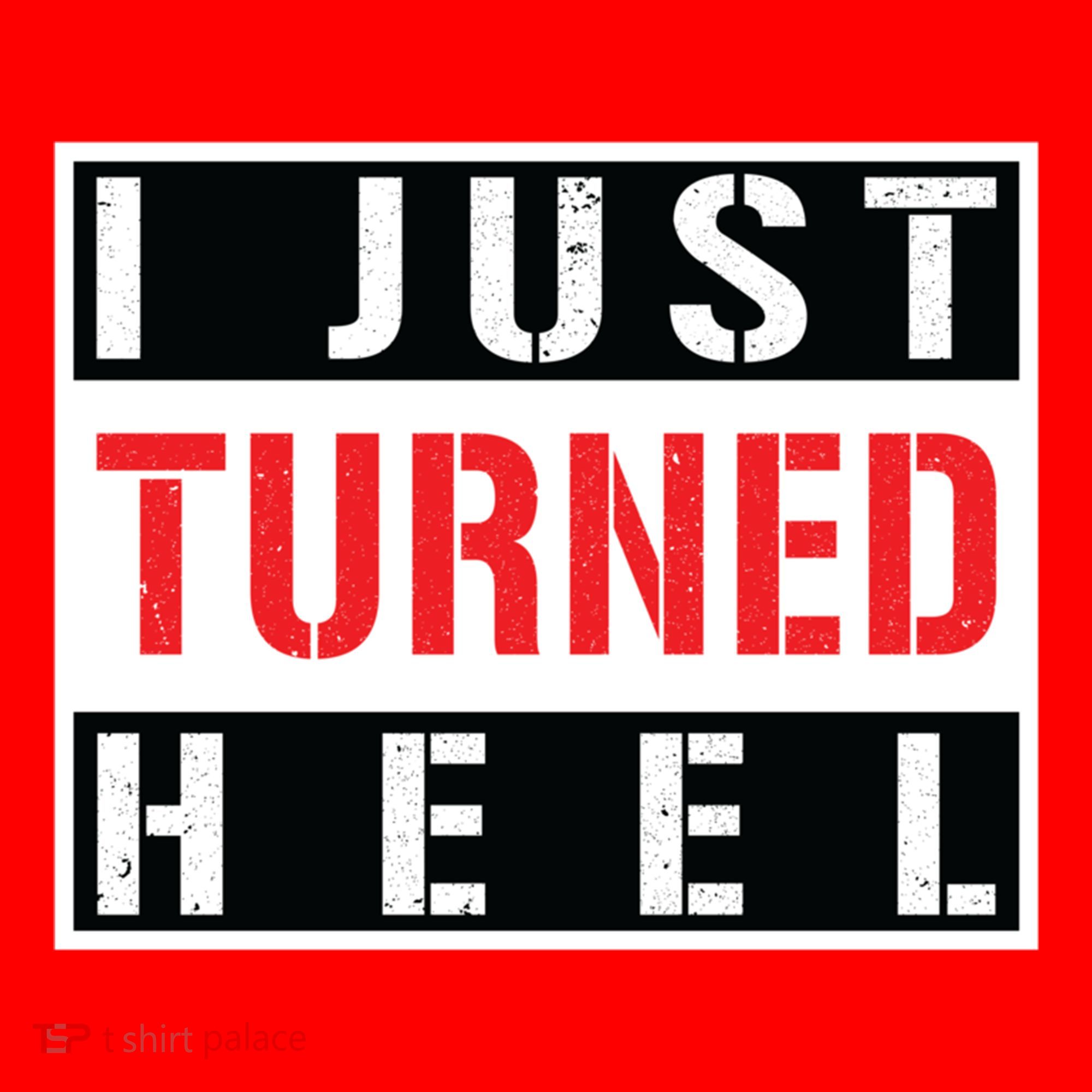 I Just Turned Heel Pro Wrestling Gift Santa Hat