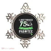 I Just Turned 75 Year Old 75th Birthday Golf Ornament thumb 0