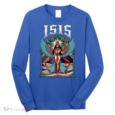 Isis Judgement The Goddess Isis Egyptian Goddess Egypt Long Sleeve Shirt