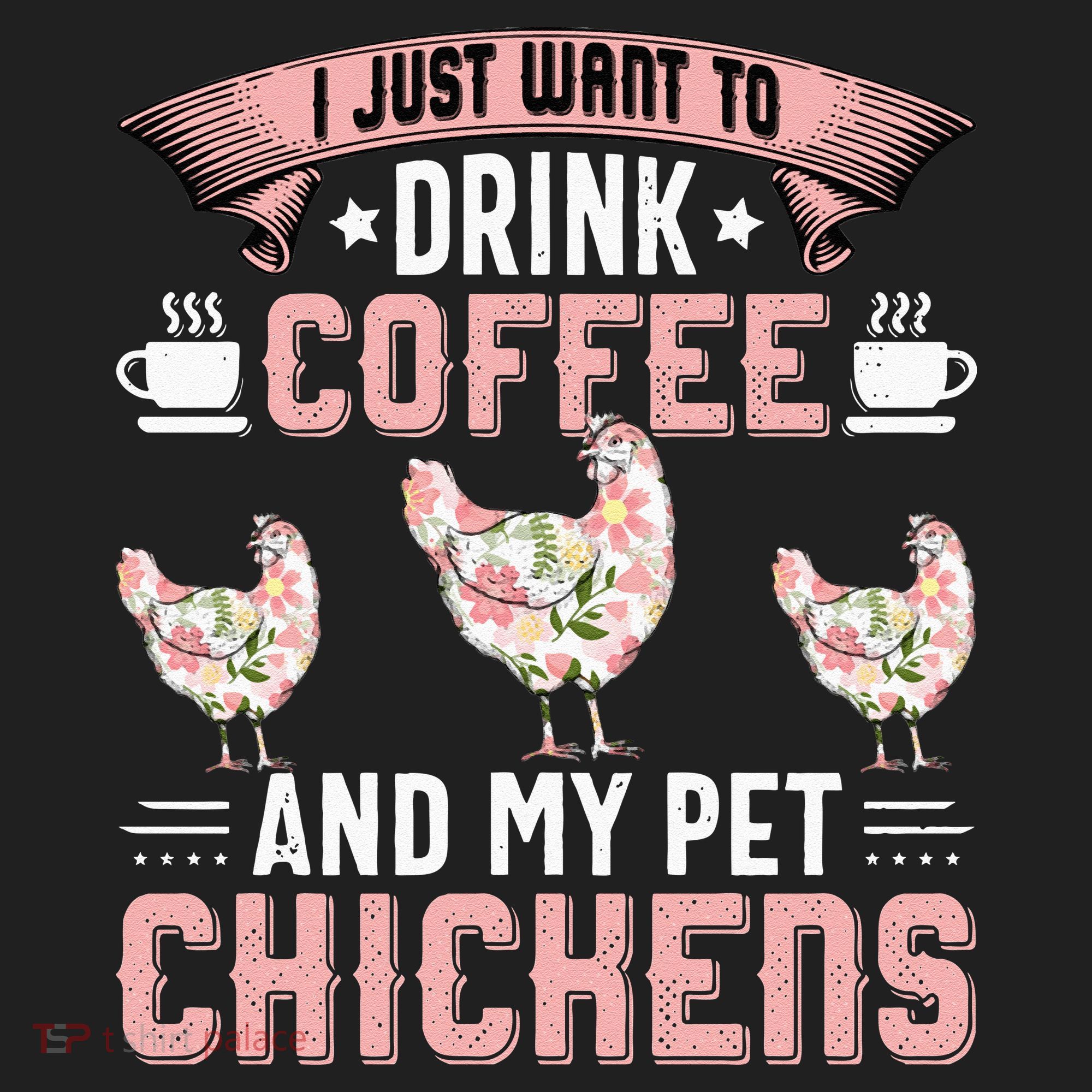 I Just Want To Drink Coffee And Pet My Chickens Funny Hat