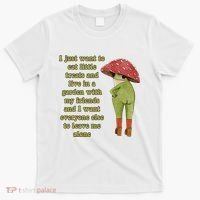 I Just Want To Eat Little Treats Funny Cartoon Frog T-Shirt thumb 0