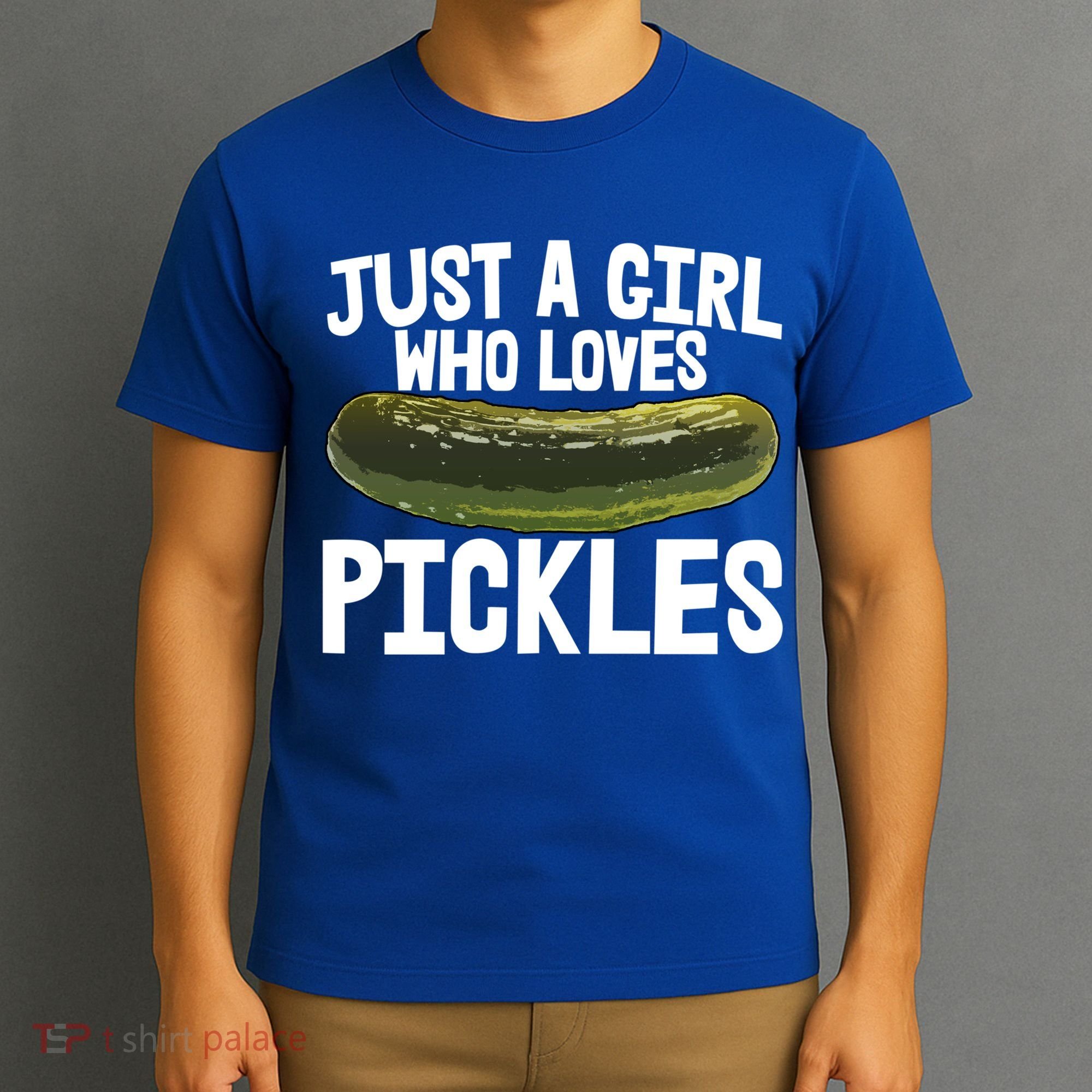I'm Just Who Loves Pickles Gift Food Tee Tasty Pickles Gift T-Shirt