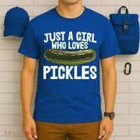I'm Just Who Loves Pickles Gift Food Tee Tasty Pickles Gift T-Shirt thumb 6