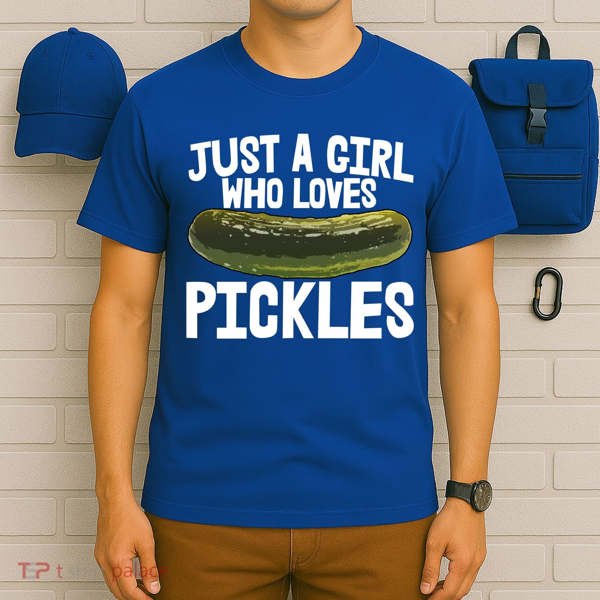 I'm Just Who Loves Pickles Gift Food Tee Tasty Pickles Gift T-Shirt