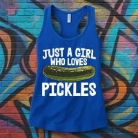 I'm Just Who Loves Pickles Gift Food Tee Tasty Pickles Gift Women's Tank Top thumb 3
