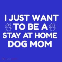 I Just Want To Be A Stay At Home Dog Mom Gift Visor thumb 3