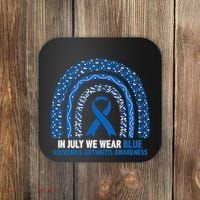 In July We Wear Blue Juvenile Arthritis Coaster thumb 0
