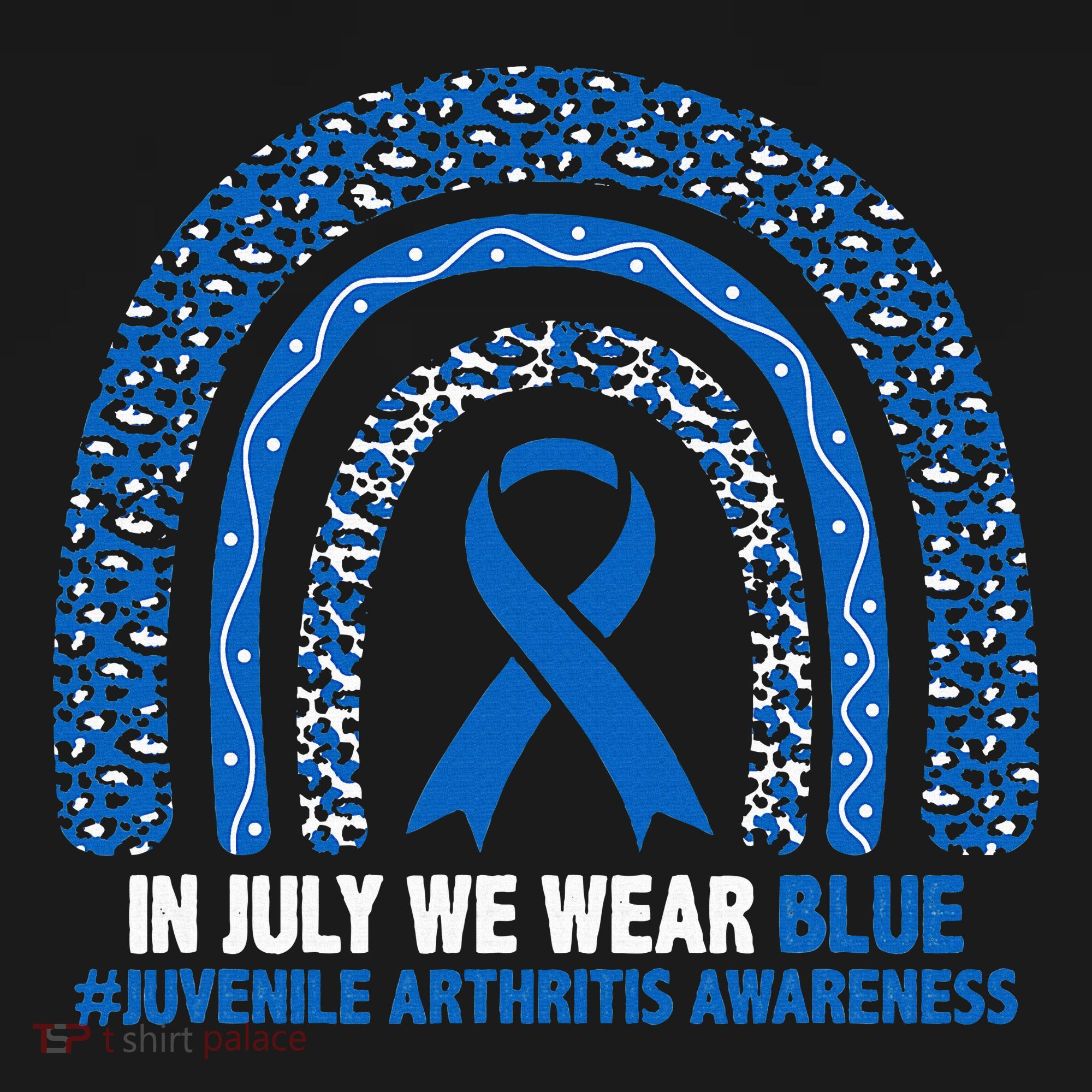 In July We Wear Blue Juvenile Arthritis Women's Hoodie