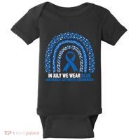 In July We Wear Blue Juvenile Arthritis Baby Bodysuit thumb 0