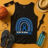 In July We Wear Blue Juvenile Arthritis Tank Top thumb 4