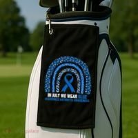 In July We Wear Blue Juvenile Arthritis Golf Towel thumb 2