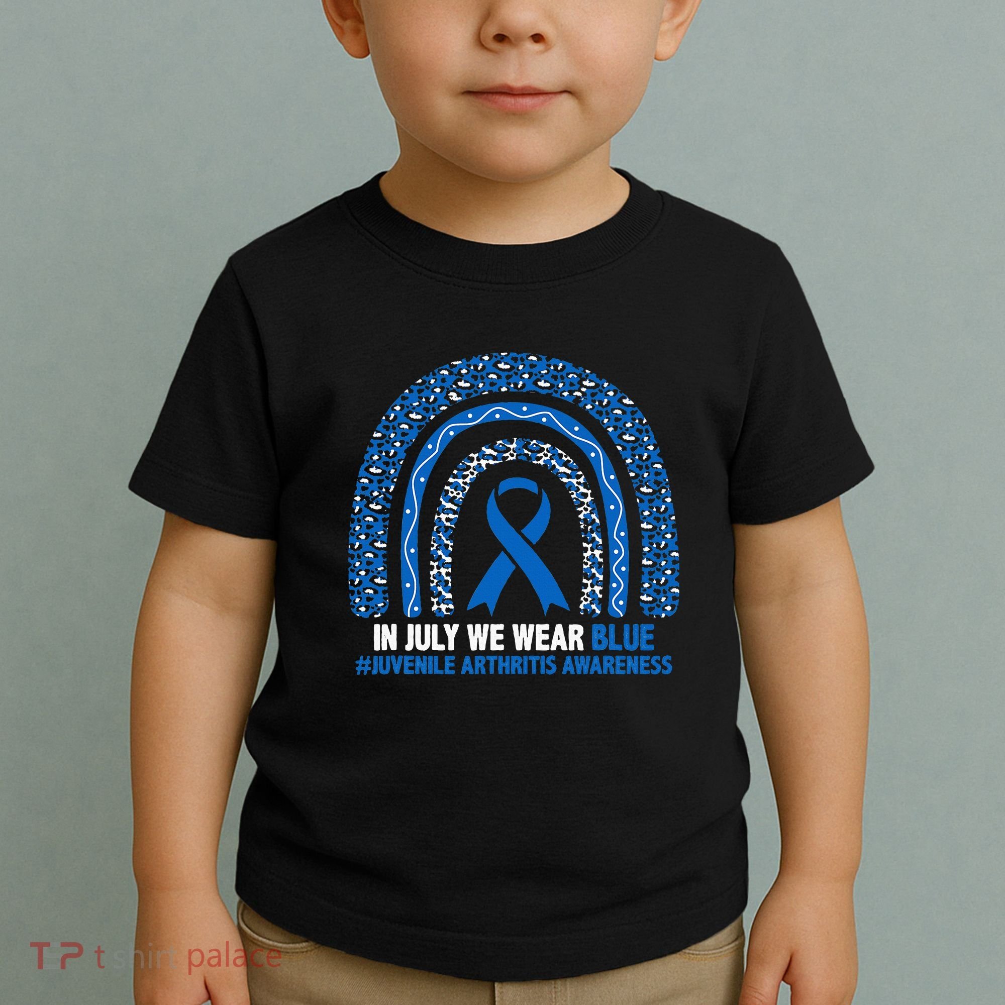 In July We Wear Blue Juvenile Arthritis Toddler T-Shirt