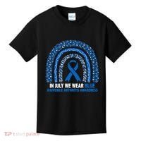 In July We Wear Blue Juvenile Arthritis Kids T-Shirt thumb 0