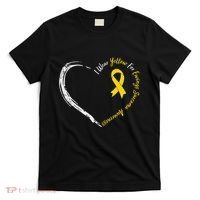 In July We Wear Yellow Ewing Sarcoma Awareness Ribbon T-Shirt thumb 0