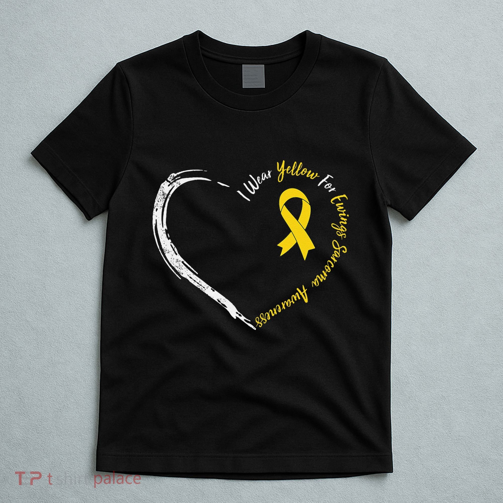 In July We Wear Yellow Ewing Sarcoma Awareness Ribbon T-Shirt