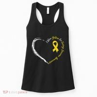 In July We Wear Yellow Ewing Sarcoma Awareness Ribbon Women's Tank Top thumb 0