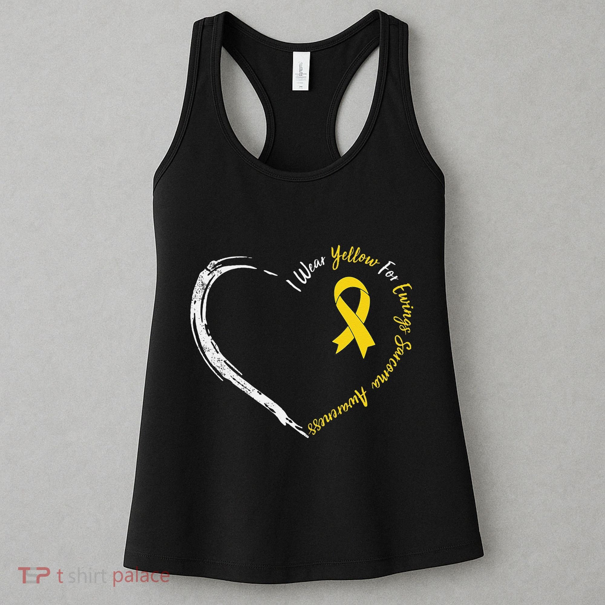 In July We Wear Yellow Ewing Sarcoma Awareness Ribbon Women's Tank Top