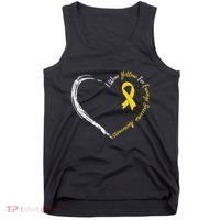 In July We Wear Yellow Ewing Sarcoma Awareness Ribbon Tank Top thumb 0